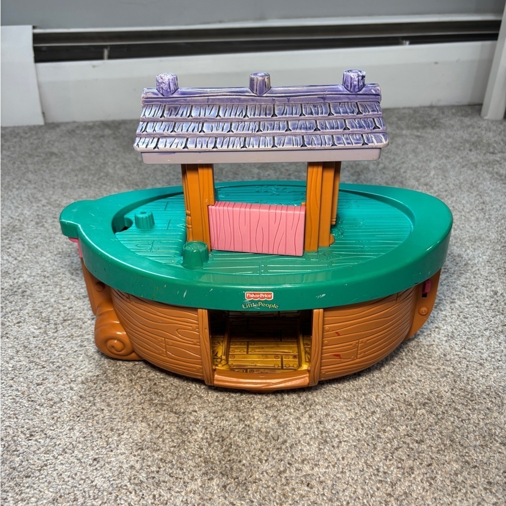 Vintage Y2K 2002 Fisher-Price Little People Noah's Ark Playset